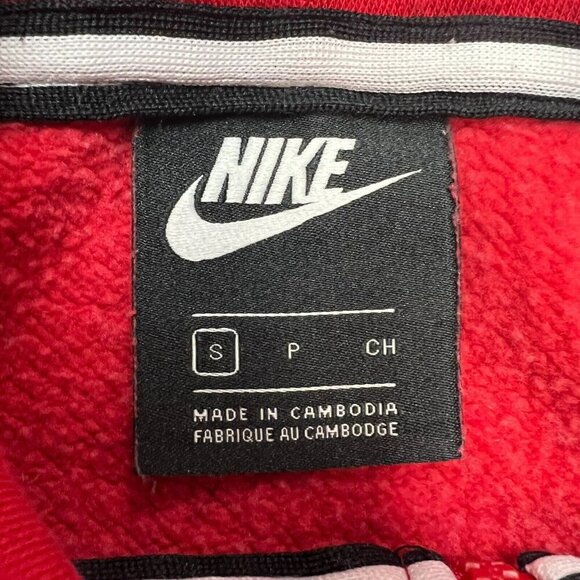Nike Air Mens Red Athleisure Long Sleeve Pockets Full Zip Hoodie Jacket US Sz S - Picture 7 of 16